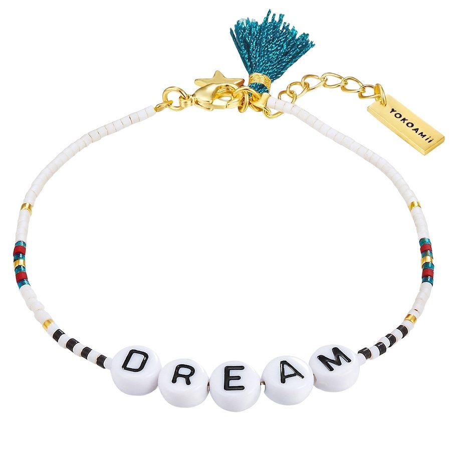 Yokoamii Armband Dream Edelstahl Miyuki Perlen in Gelbgold Armbänder & Armreife 1 ct Damen
