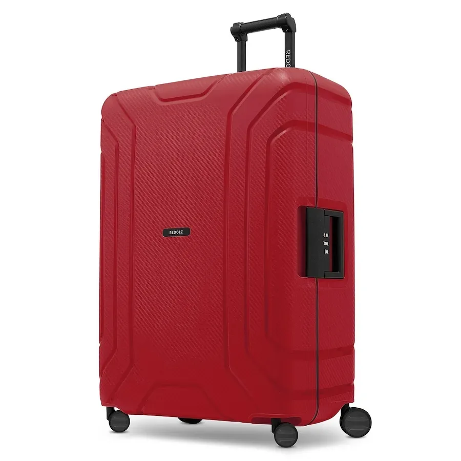 Redolz Essentials 15 4-Rollen Trolley 75 cm mit Dreipunkt-Verschluss Koffer & Trolleys 1 ct Rot Herren