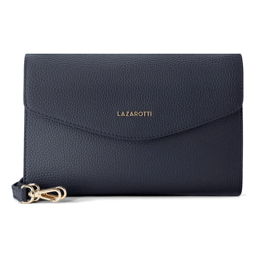 Lazarotti Bologna Leather Clutch Handtaschen 1 ct Schwarz Damen