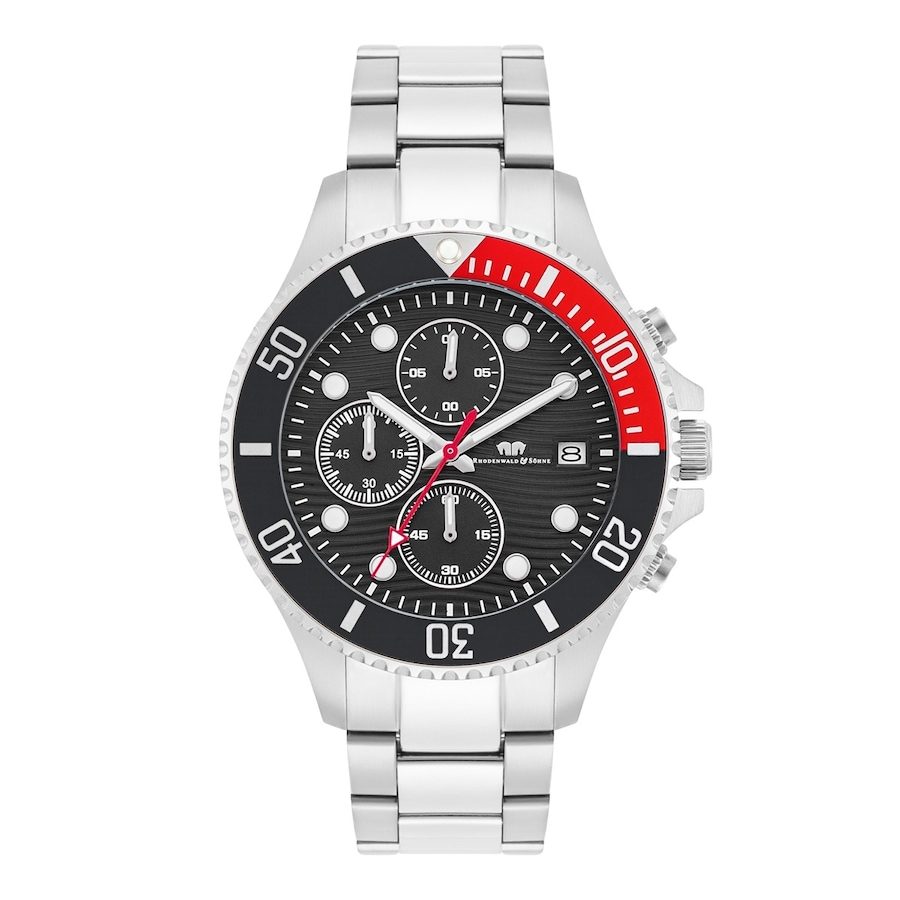 Rhodenwald & Söhne Armband-Uhr Nightstorm aus Edelstahl in silber Uhren 1 ct Herren