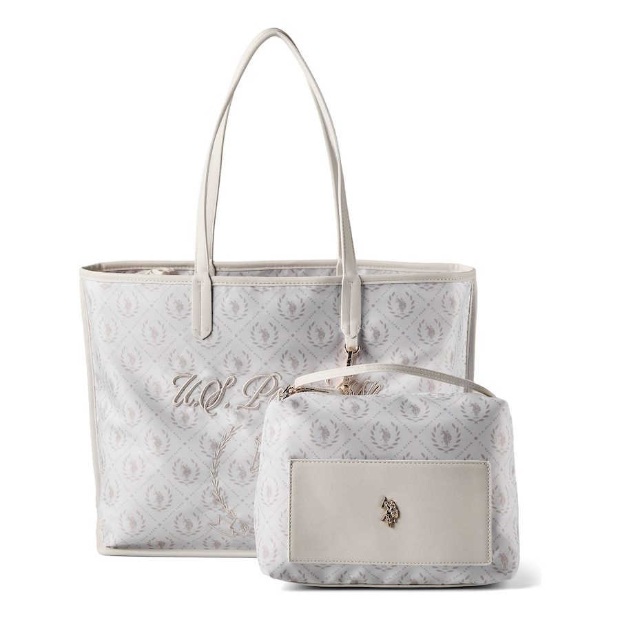U.S. Polo Assn. Surrey Shopper Handtaschen 1 ct Weiss Damen