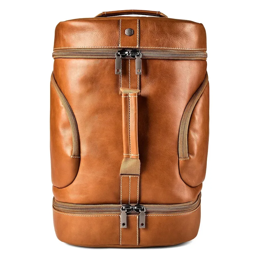Jekyll & Hide Business-Rucksack Leder 45 cm Laptopfach Rucksäcke 1 ct Braun Herren