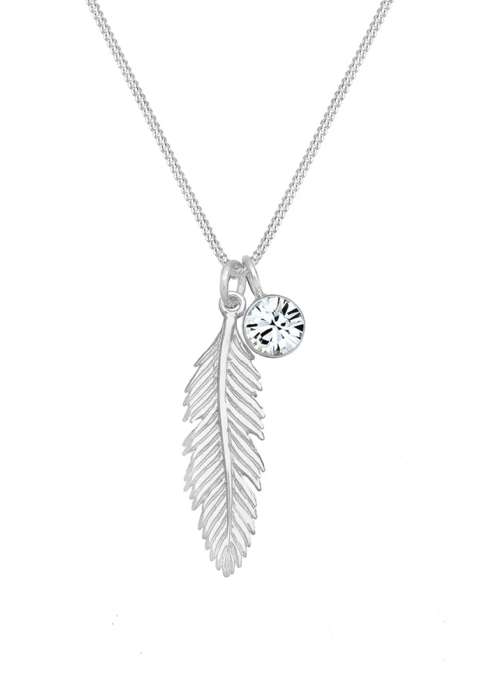 Elli Feder Boho 925 Silber, mit Kristallen von Swarovski® Ketten 1 ct Damen