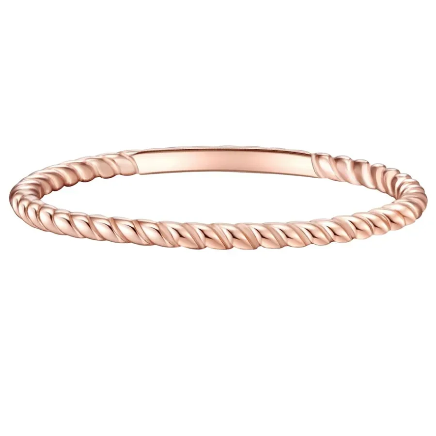 Glanzstücke München Ring Sterling Silber in Roségold Ringe 1 ct Damen