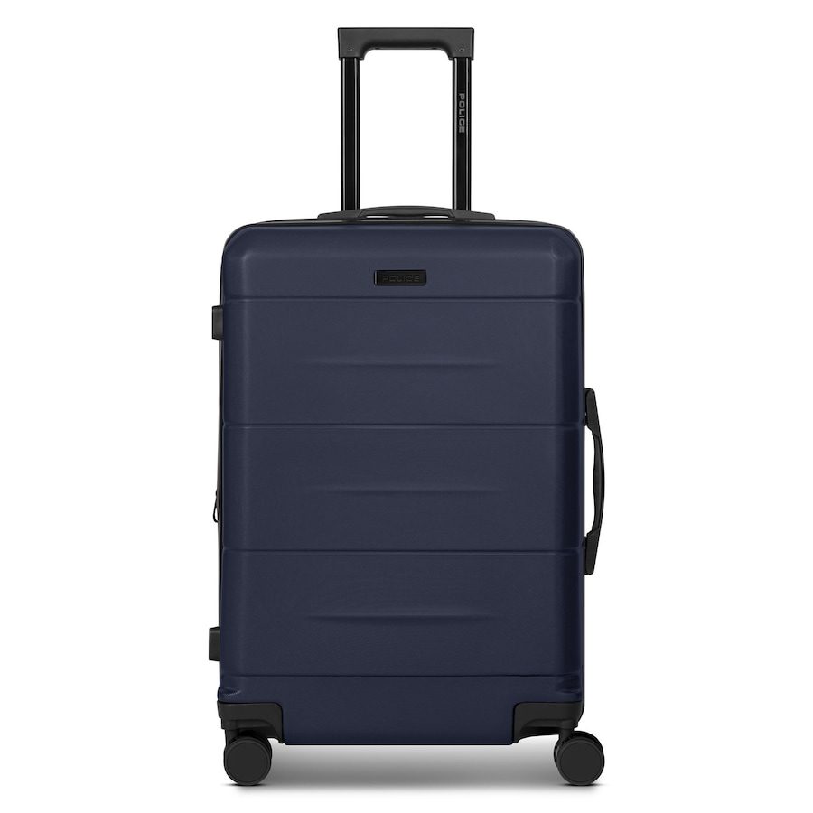 Police London 4 Rollen Trolley 64 cm mit Dehnfalte Koffer & Trolleys 1 ct Schwarz Herren