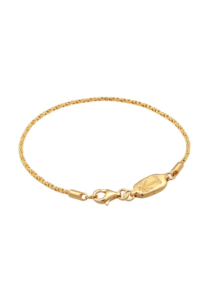 Haze & Glory Herren Kordelkette - Paradise 925 Silber oxidiert Armbänder & Armreife 1 ct