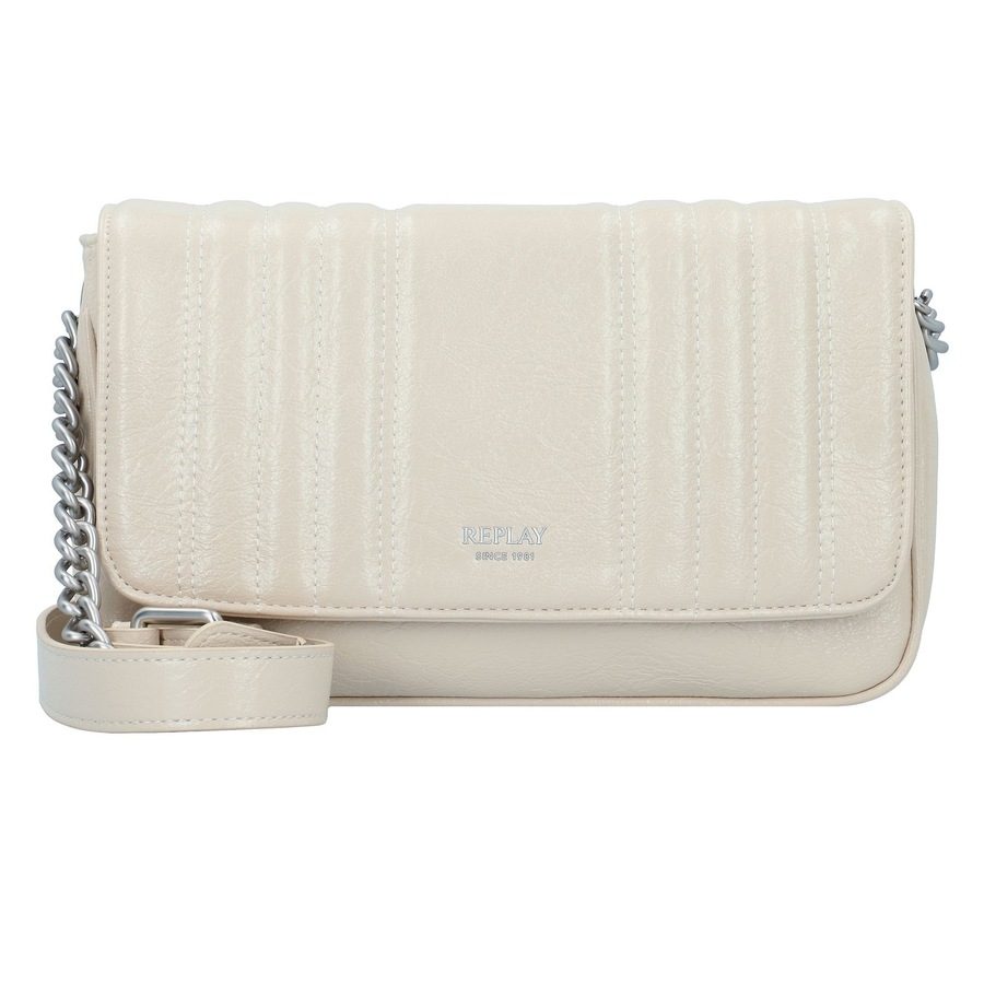 Replay Umhängetasche 25 cm Handtaschen 1 ct Weiss Damen