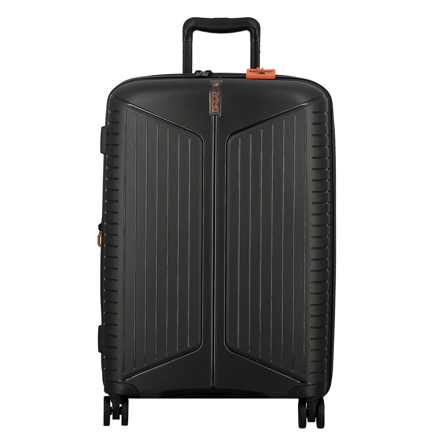 Jump Evae 4 Rollen Trolley 66 cm mit Dehnfalte Reisetaschen 1 ct Schwarz Herren
