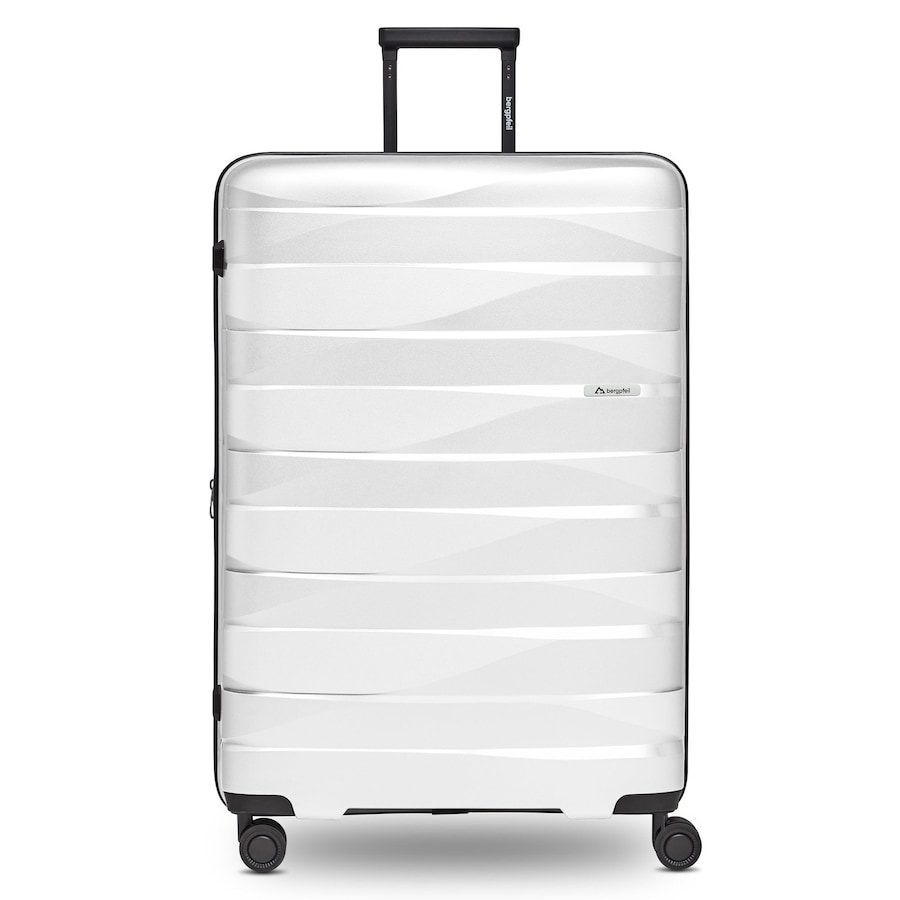 bergpfeil Travel 4-Rollen Trolley L 75 cm mit Dehnfalte Reisetaschen 1 ct Weiss Herren