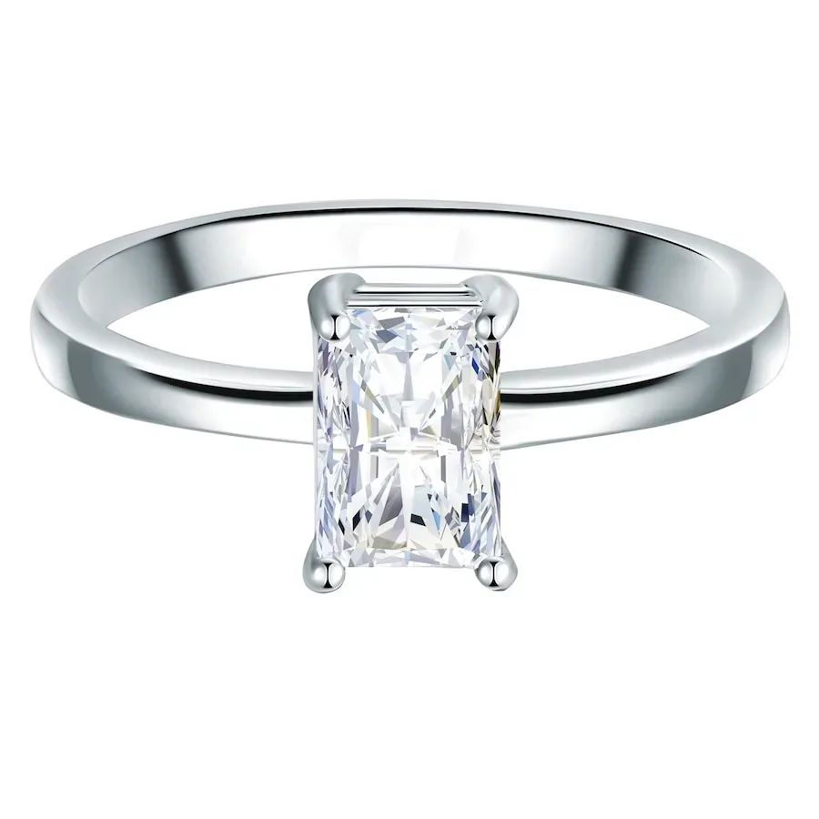 Trilani Ring Sterling Silber Zirkonia in Silber Ringe 1 ct Damen