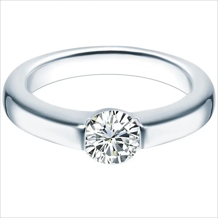 Trilani Ring aus Sterling Silber in silber mit Zirkonia Ringe 1 ct Damen