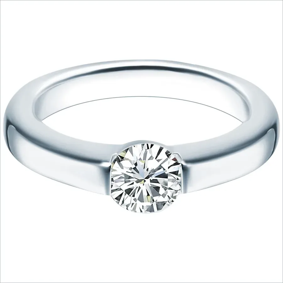Trilani Ring aus Sterling Silber in silber mit Zirkonia Ringe 1 ct Damen