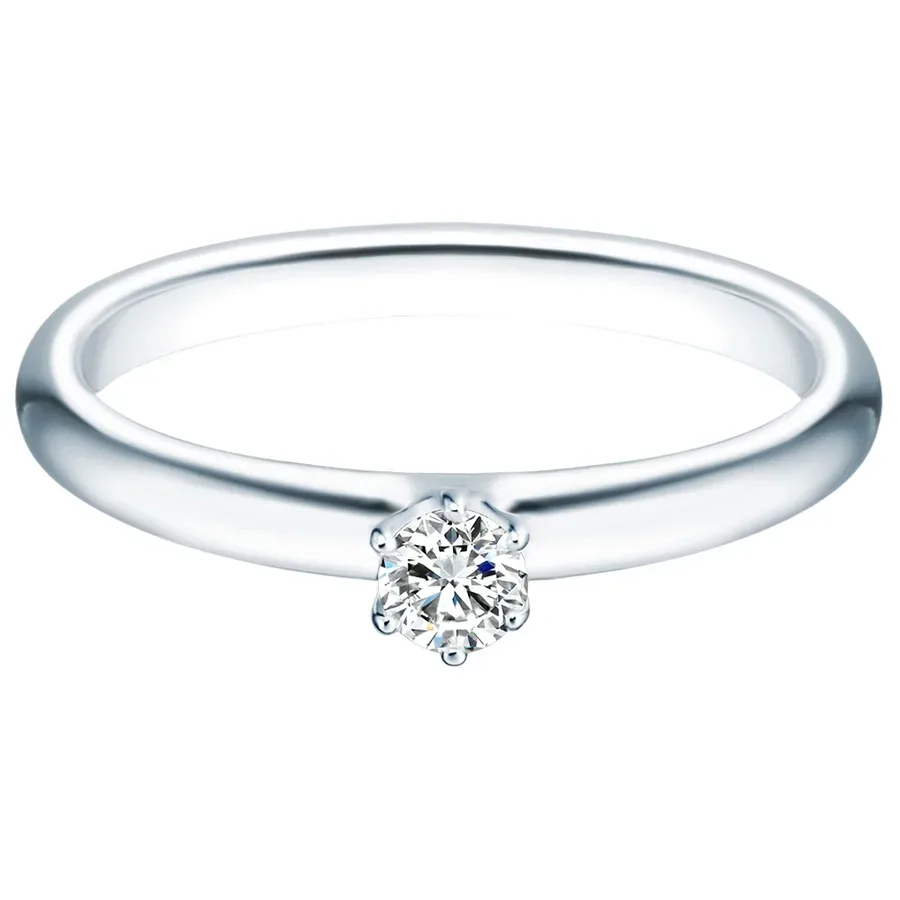 Trilani Ring Sterling Silber Zirkonia in Silber Ringe 1 ct Damen