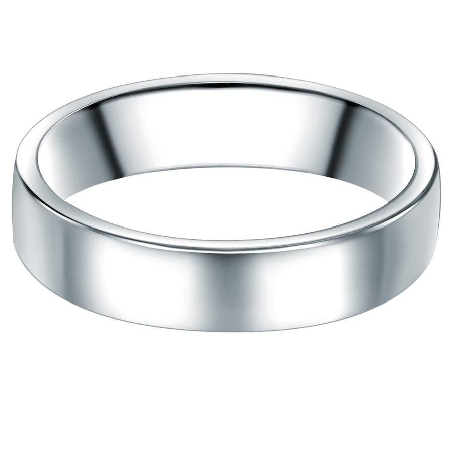 Männerglanz Ring aus Sterling Silber in Silber Ringe 1 ct Herren