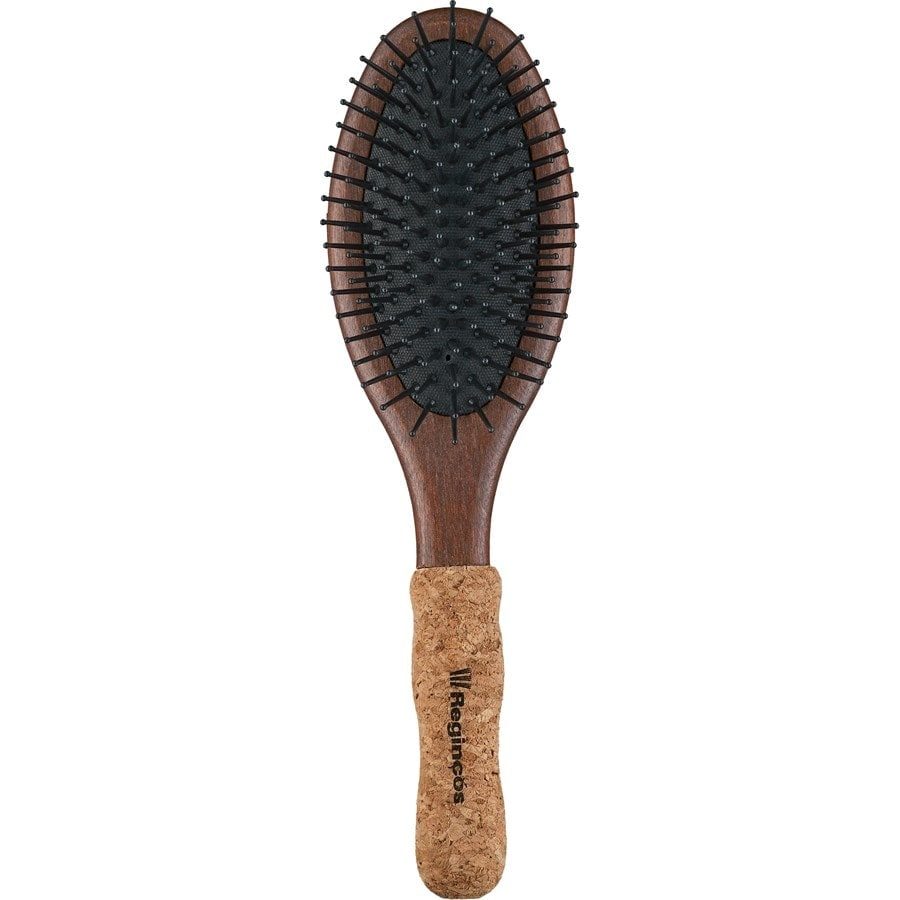 Regincós Pflegebürste Oval Nylon 10-reihig Holzbürsten 1 ct