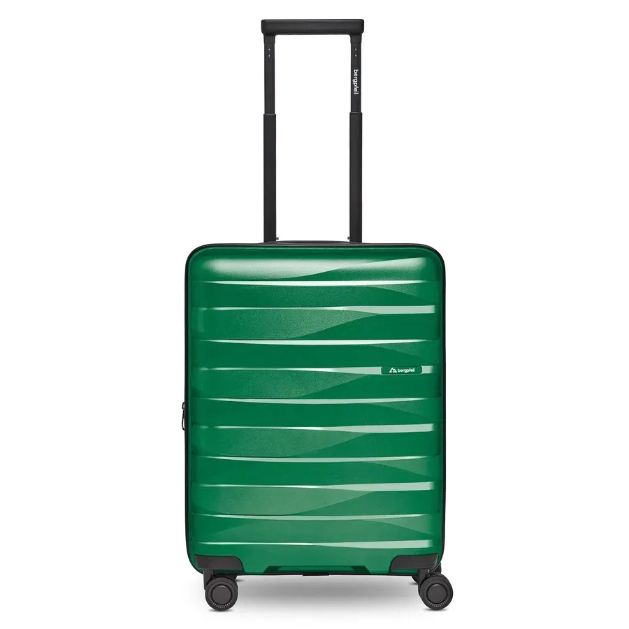 bergpfeil Travel 4-Rollen Kabinentrolley S 55 cm mit Dehnfalte Reisetaschen 1 ct Grün Herren