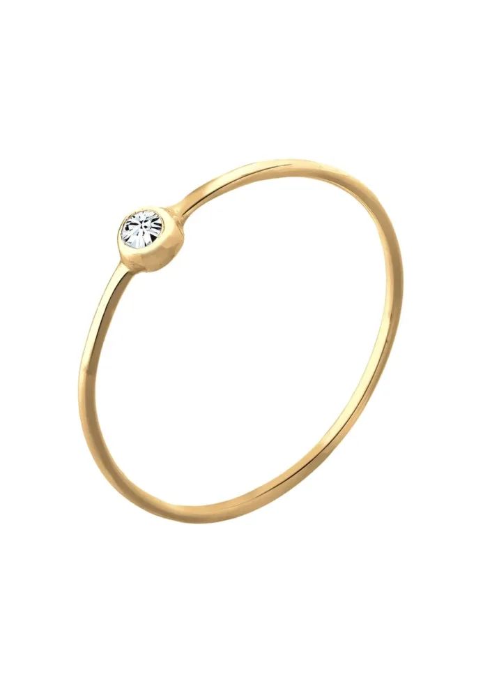 Elli Solitär Stapel 925 Silber, mit Kristallen von Swarovski® Ringe 1 ct Damen