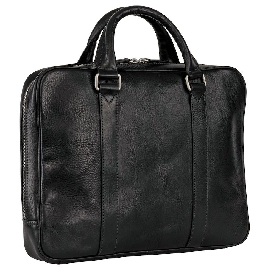 Leonhard Heyden Bergamo Aktentasche Leder 38 cm Laptopfach Laptoptaschen 1 ct Schwarz Herren