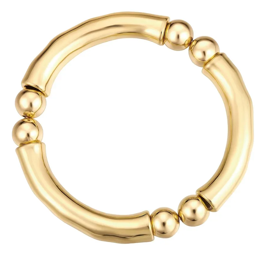 Yokoamii Armband aus Metall-Legierung in gelbgold Armbänder & Armreife 1 ct Damen