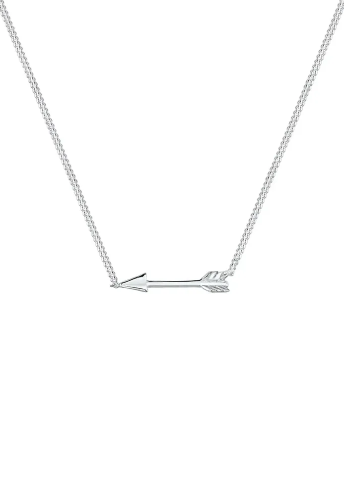Elli - Halskette Amors Pfeil Liebe Filigran, 40cm, Silber