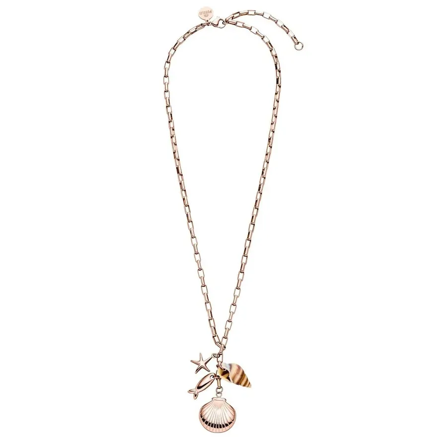 Purelei Ocean Crush Kette 100% Edelstahl Ketten 1 ct Hellbraun