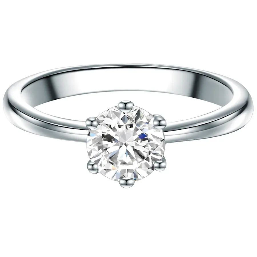 Trilani Ring aus Sterling Silber in silber mit Zirkonia Ringe 1 ct Damen