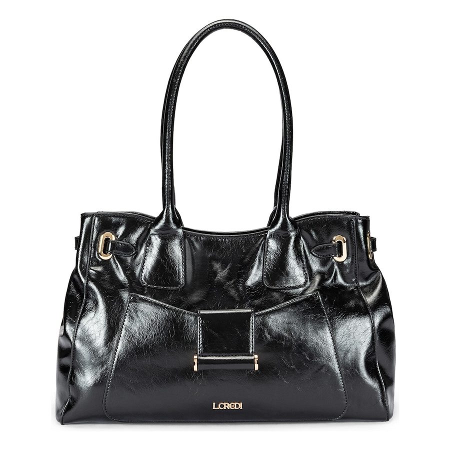 L.CREDI Sandri Schultertasche Handtaschen 1 ct Schwarz Damen