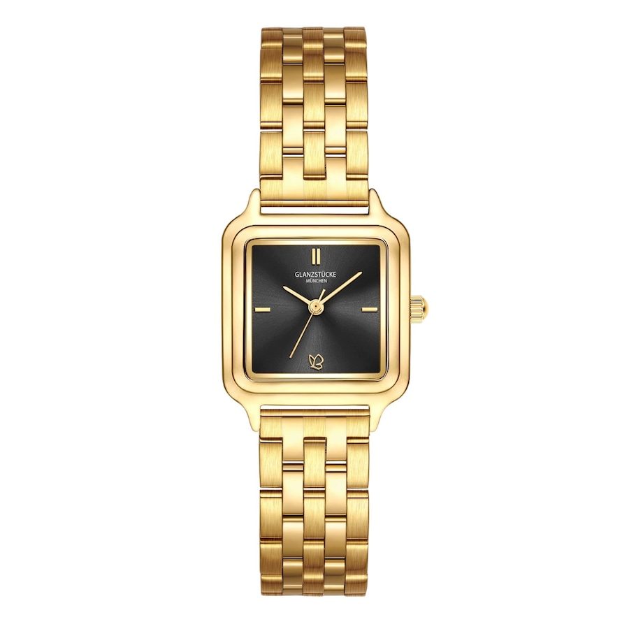 Glanzstücke München Armband-Uhr aus Edelstahl in gelbgold Uhren 1 ct Damen