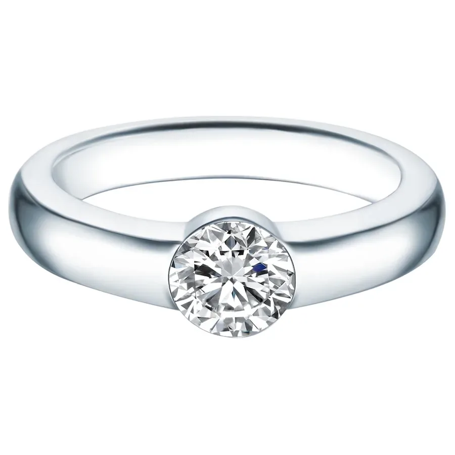 Trilani Ring aus Sterling Silber in silber mit Kristallen von Swarovski® Ringe 1 ct Damen