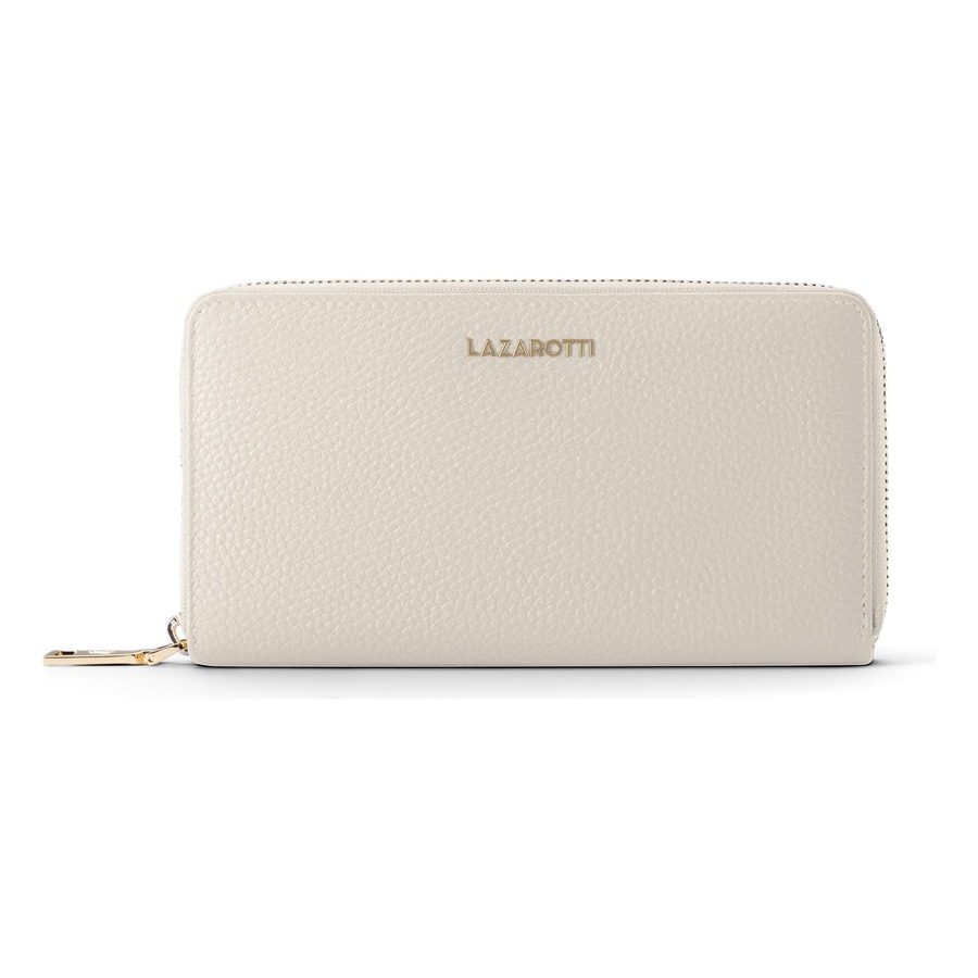 Lazarotti Bologna Leather Geldbörse Leder 19 cm Portemonnaies 1 ct Weiss Damen