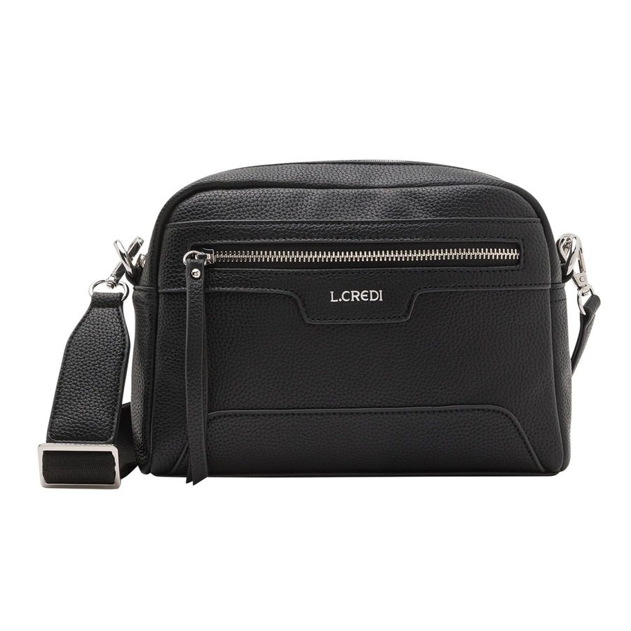 L.CREDI Oana Umhängetasche 23 cm Handtaschen 1 ct Schwarz Damen