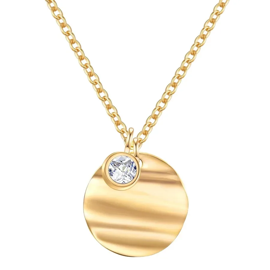 EASTSIDE Halskette Edelstahl Zirkonia in Silber Ketten 1 ct Damen