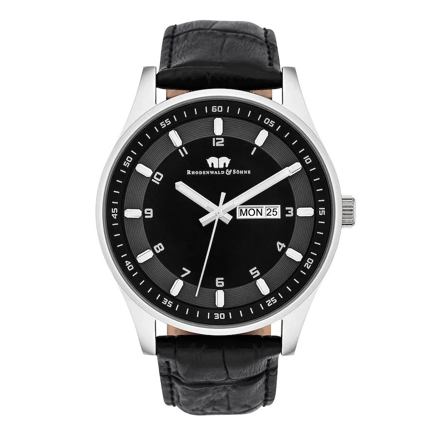 Rhodenwald & Söhne - Armband-Uhr Couragian, 20cm, Schwarz