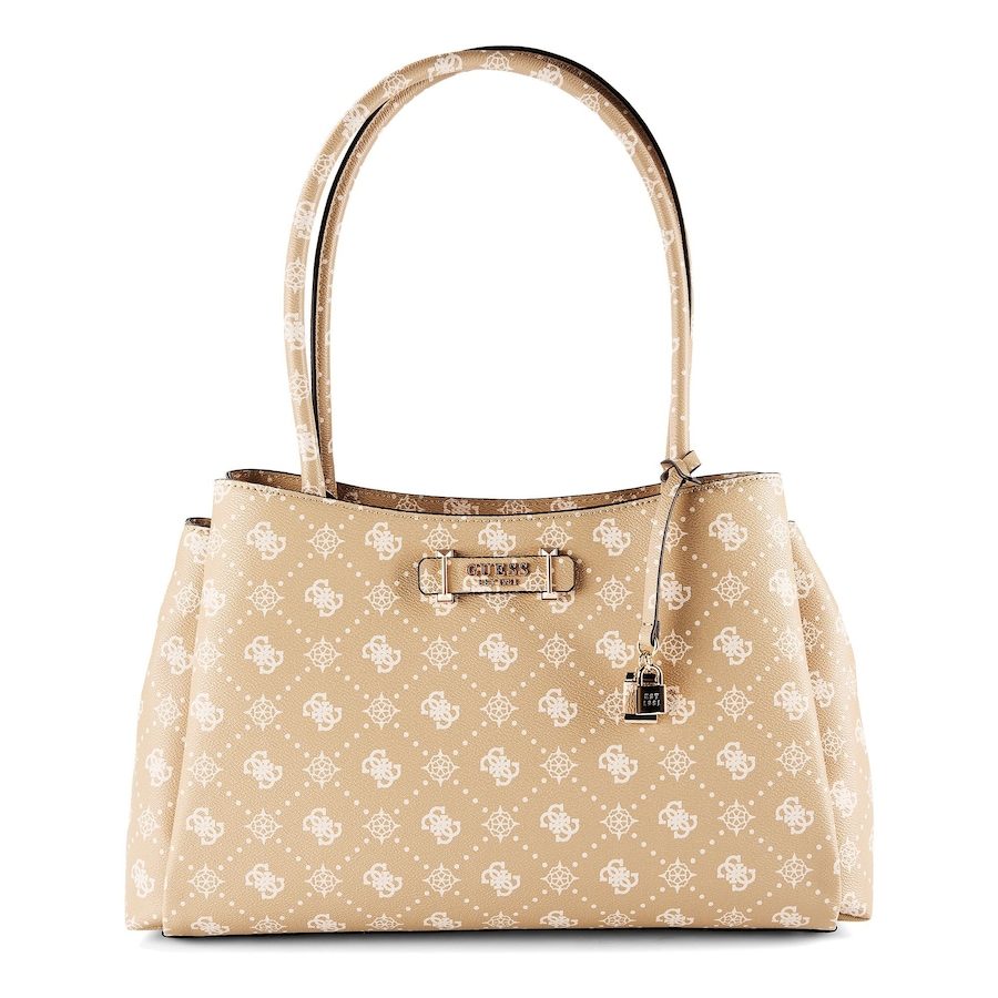 Guess Carrie Schultertasche Handtaschen 1 ct Hellbraun Damen