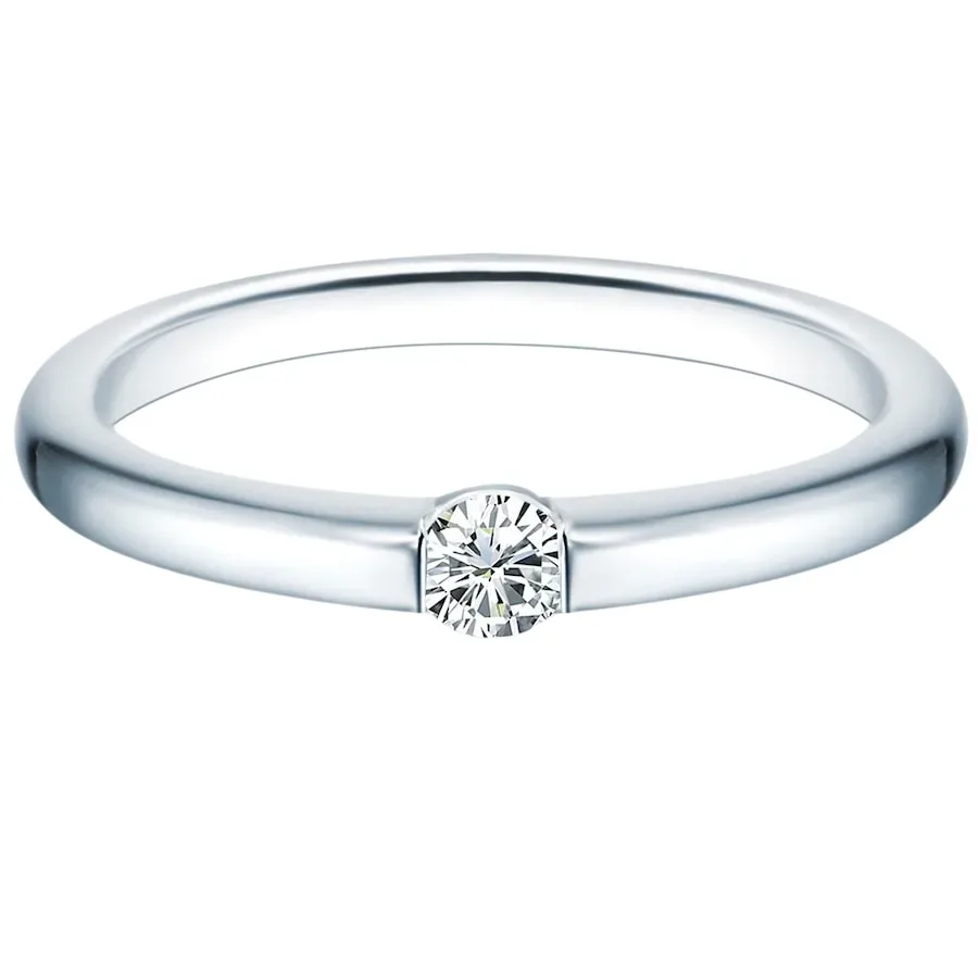 Trilani Ring Sterling Silber Zirkonia in Silber Ringe 1 ct Damen
