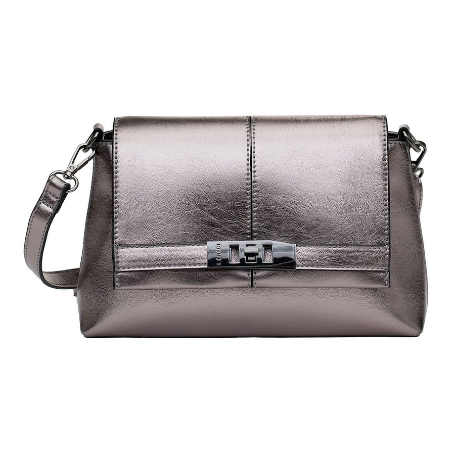 L.CREDI Pamela Schultertasche 26 cm Handtaschen 1 ct Braun Damen