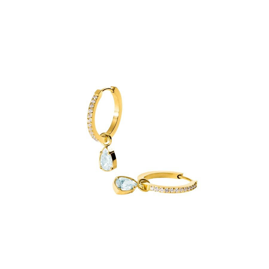 Purelei Felice Bluemarine Ohrringe 100% Edelstahl 1 ct Hellbraun