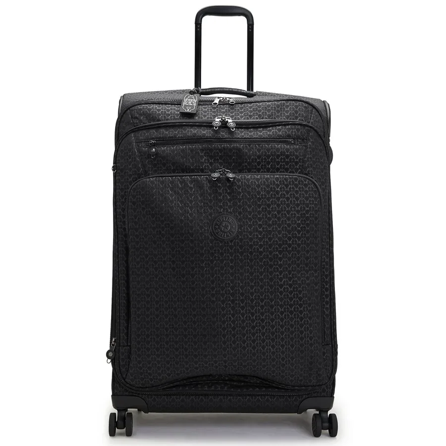 Kipling Basic Plus New Youri Spin 4 Rollen Trolley L 76 cm mit Dehnfalte Reisetaschen 1 ct Schwarz Damen