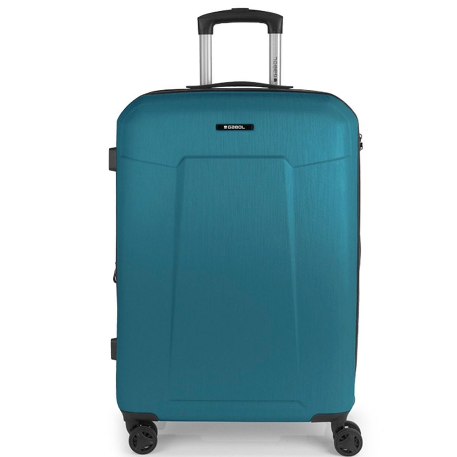 Gabol Mercury 4 Rollen Trolley M 66 cm mit Dehnfalte Reisetaschen 1 ct Petrol Herren