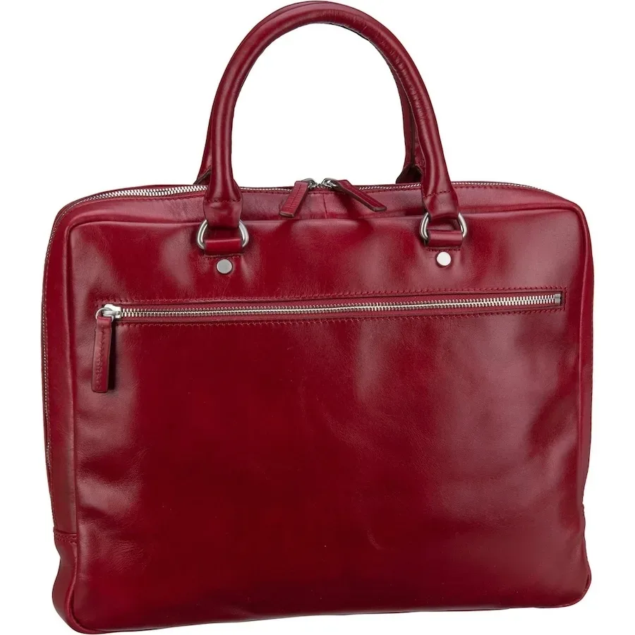 Leonhard Heyden Cambridge Aktentasche Leder 37 cm Laptopfach Laptoptaschen 1 ct Rot Herren