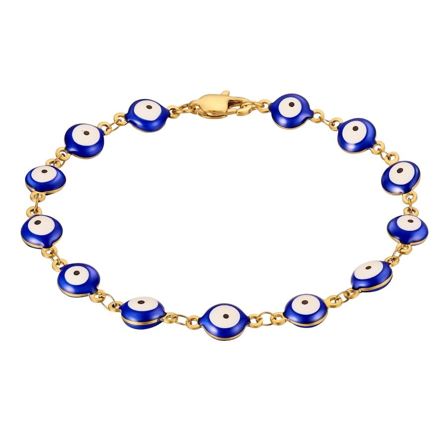 True Rebels Armband Allsehendes Auge aus Edelstahl in gelbgold Armbänder & Armreife 1 ct Herren
