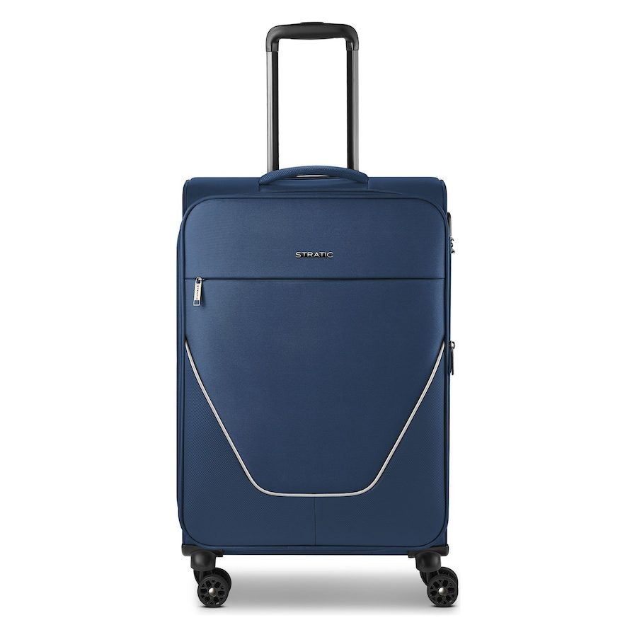 Stratic taska 4 Rollen Trolley M 65 cm mit Dehnfalte Reisetaschen 1 ct Schwarz Herren