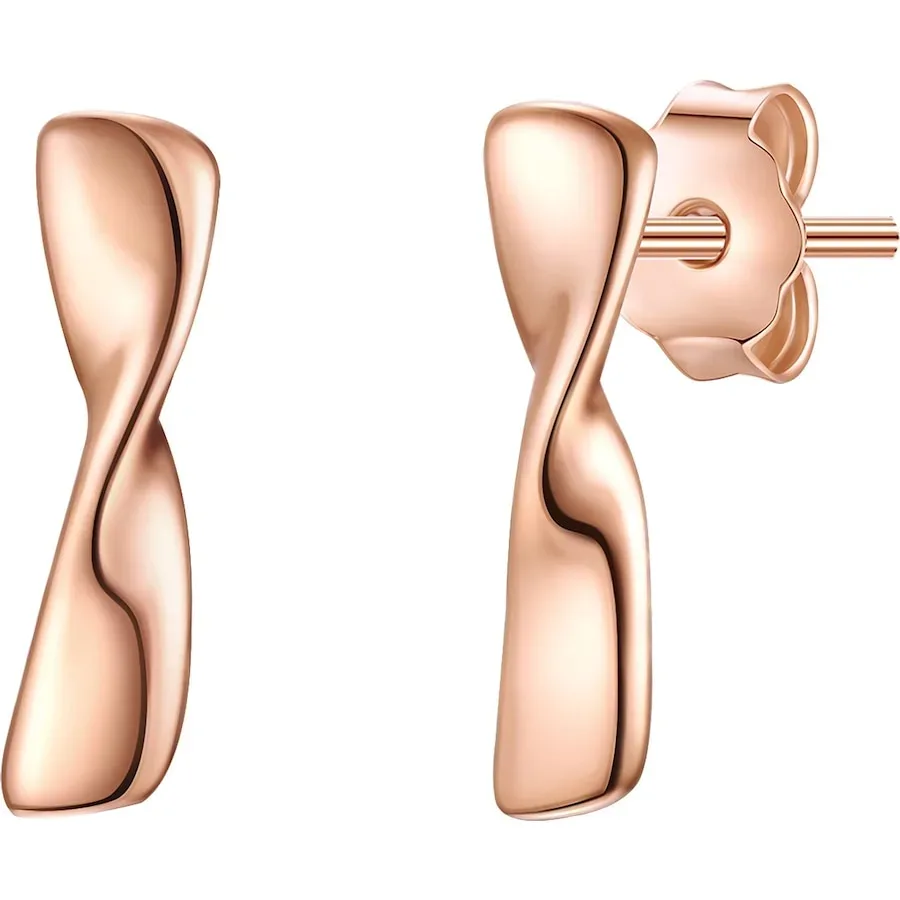 Glanzstücke München Ohrstecker Schleife Sterling Silber in Silber Ohrringe 1 ct Damen