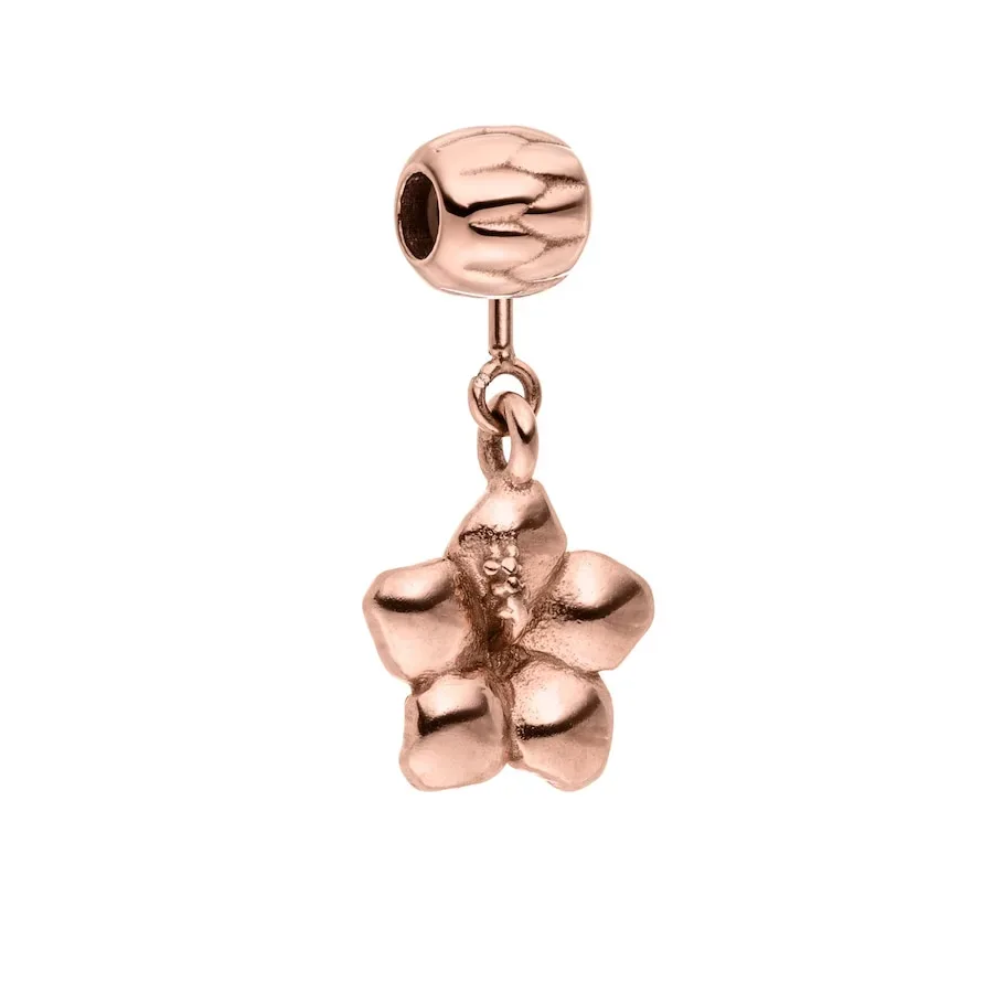 Purelei LEI Hibiscus Charm 100% Edelstahl Charms & Anhänger 1 ct Hellbraun