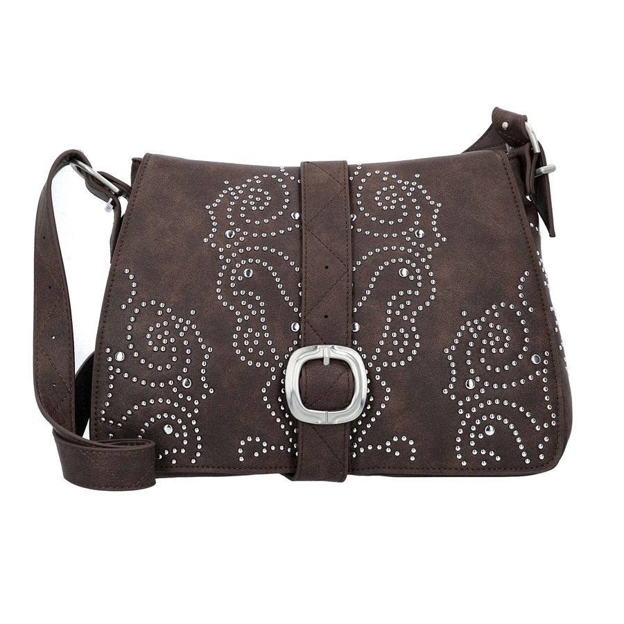 Desigual Poker Face Umhängetasche Handtaschen 1 ct Braun Damen