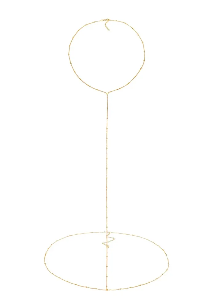 Elli Taillenkette Body Chain Kugelkette 925 Silber Ketten 1 ct Damen