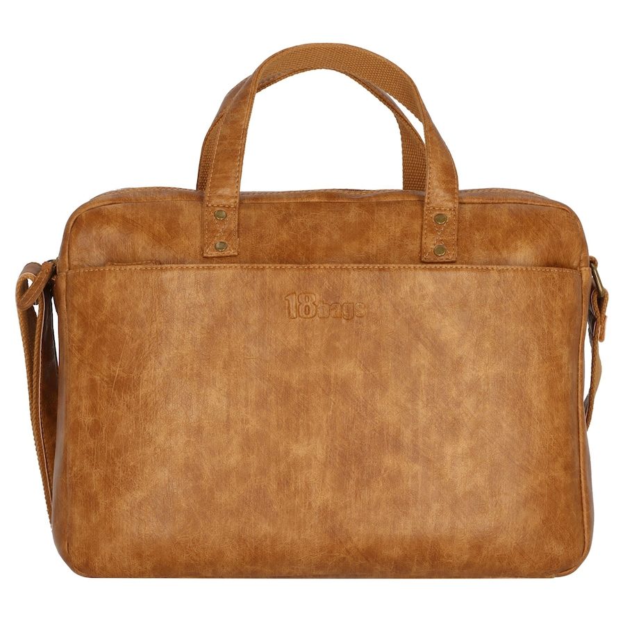 Greenland 18bags Aktentasche 40 cm Laptopfach Laptoptaschen 1 ct Braun Damen