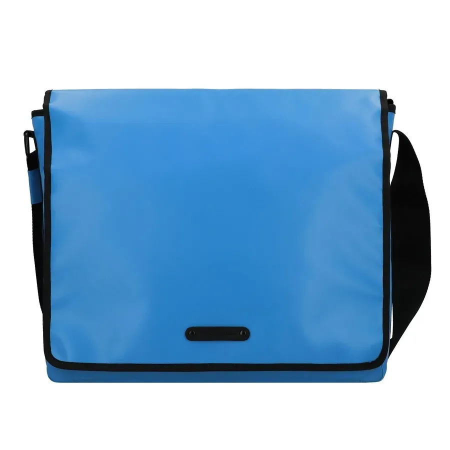 Greenburry Upcycled Tarpaulin Messenger 40 cm Laptopfach Laptoptaschen 1 ct Violett Herren