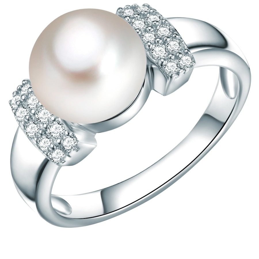 Valero Pearls - Perlen-Ring, 60, Silber