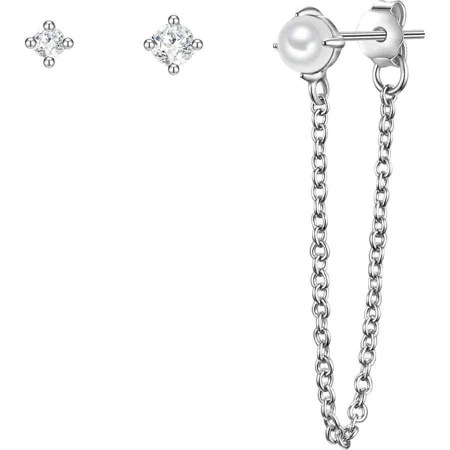 Glanzstücke München - Ohrstecker, 30mm, Silber